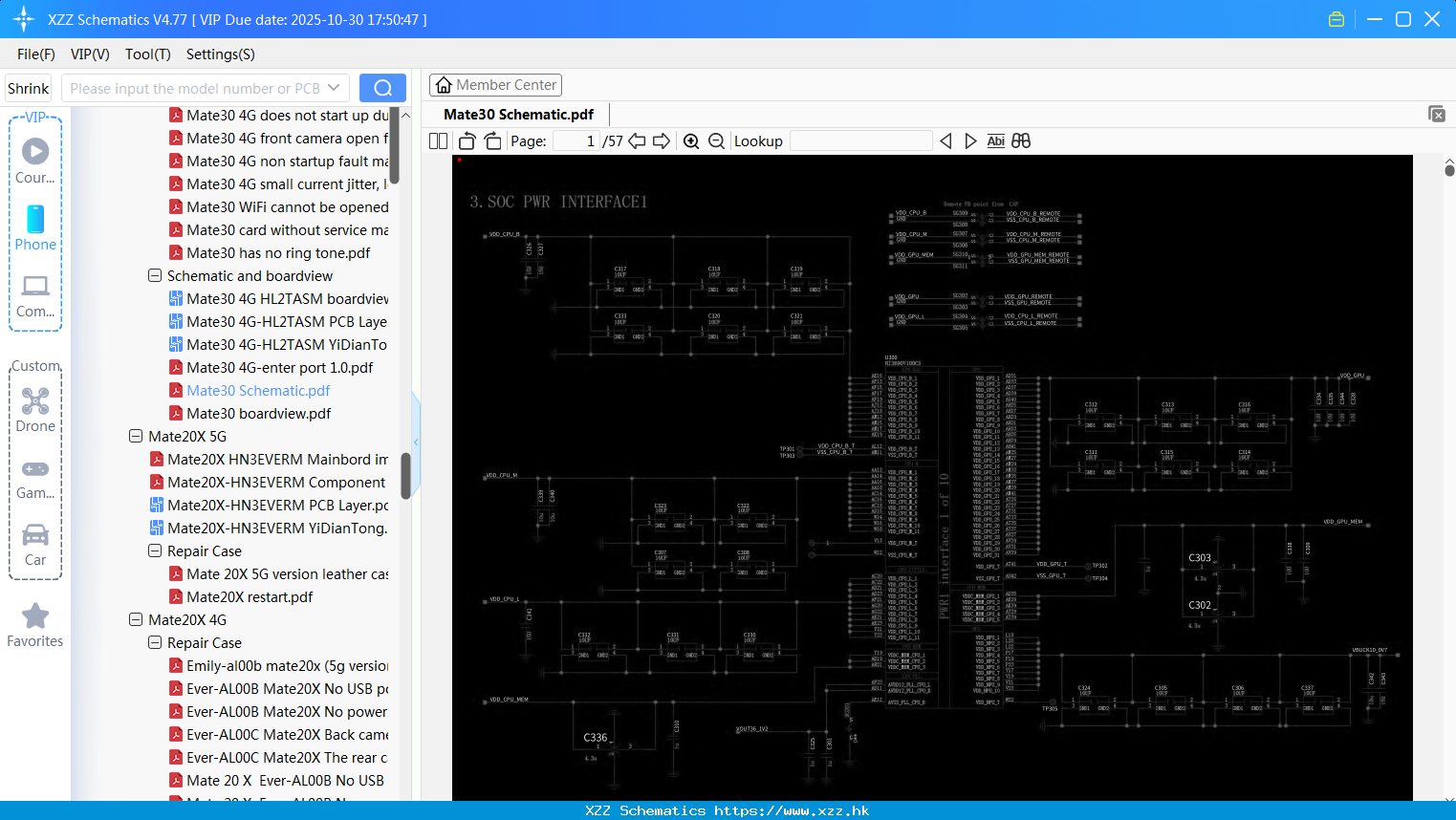 Huawei Mate30 Schematic